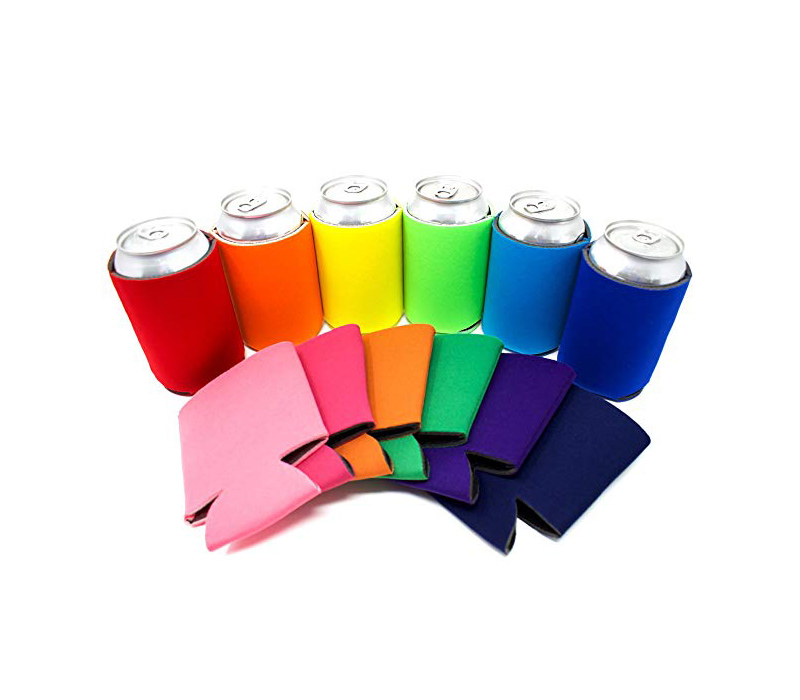 Colorful Collapsible Neoprene Can Cooler, 12 oz. 3