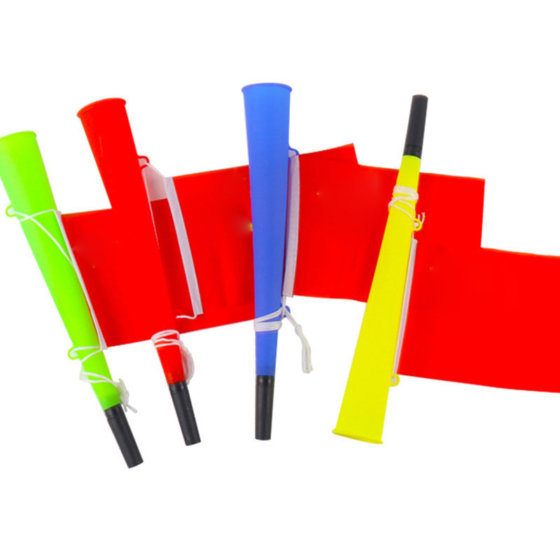 Custom vuvuzela horn with flag