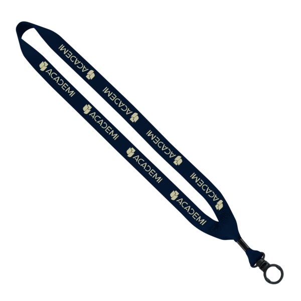 3/4" Polyester Lanyard with O-Ring 123