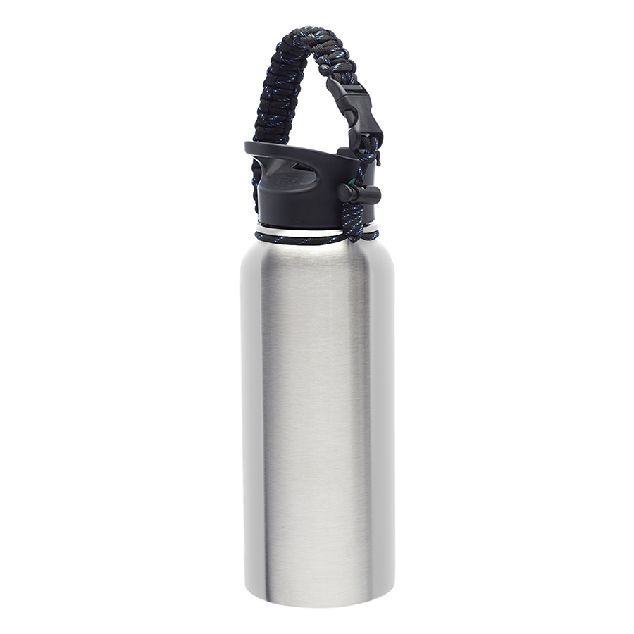 Strapped Stainless Steel Water Bottle - Double Wall, 34 oz. 7