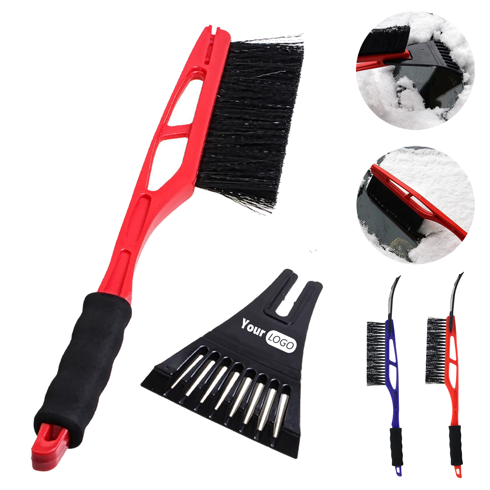 Dual-Function Snow Brush and Ice Scraper 3