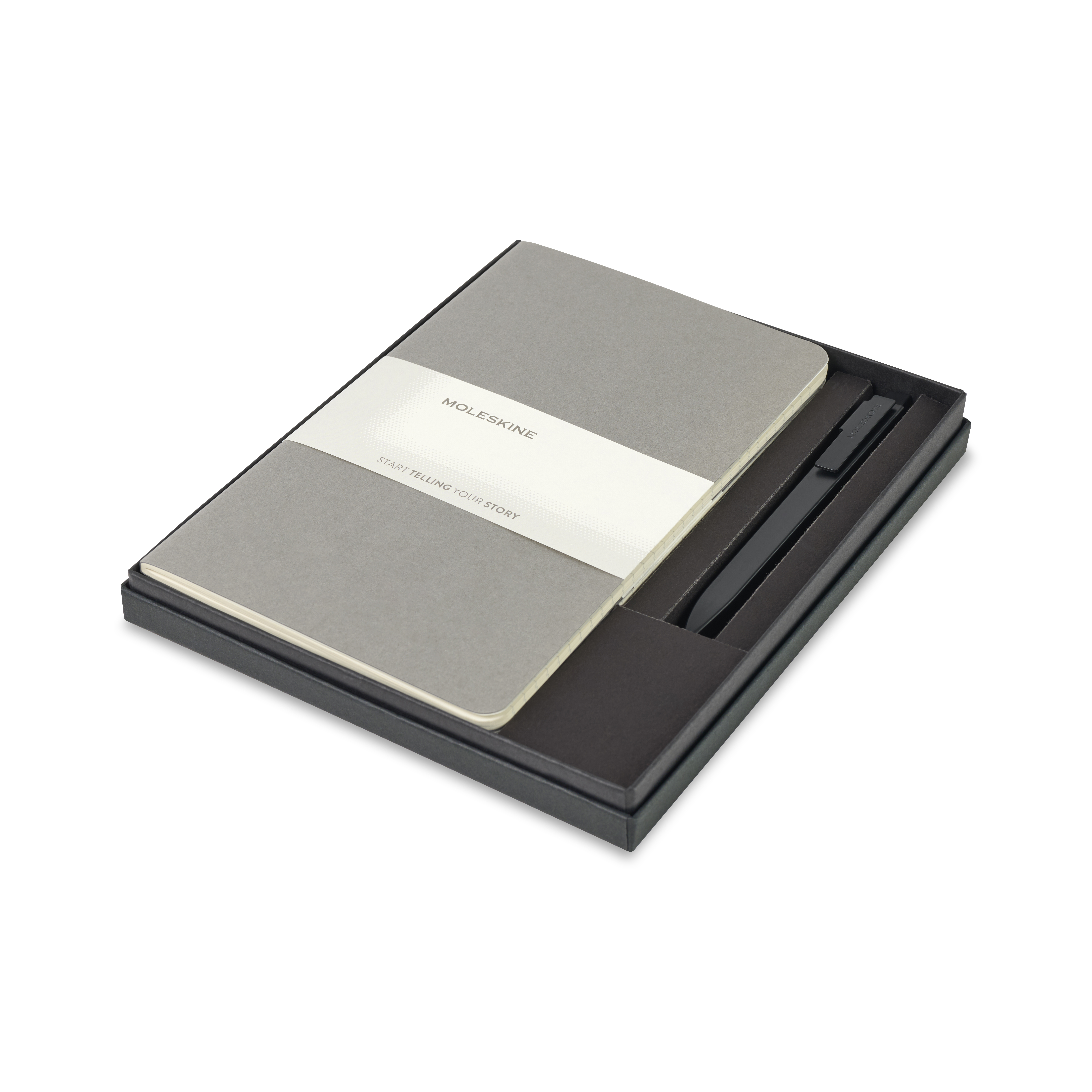 Moleskine® Large Cahier and GO Pen Gift Set 20