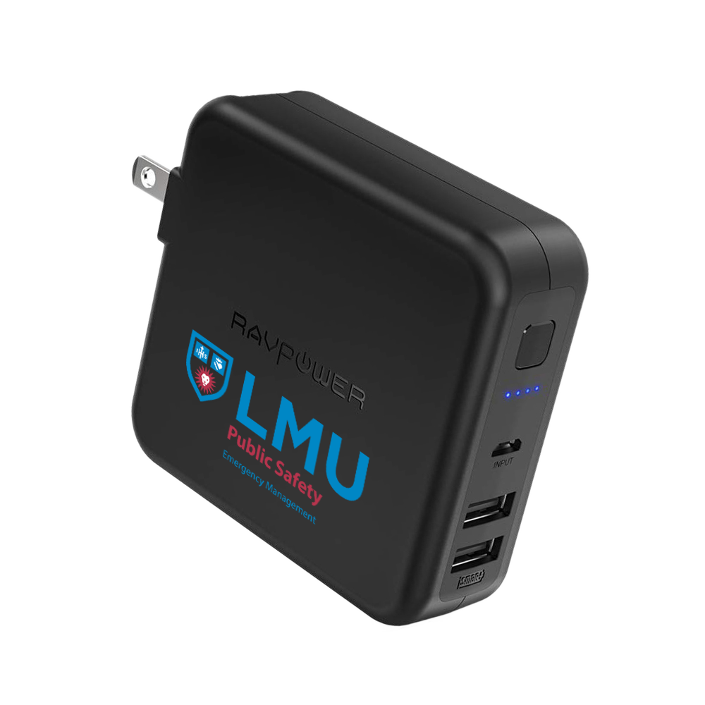 RAVPower 6700mAh Power Bank with Dual USB Wall Charger 31