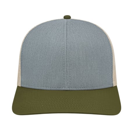 Cap America Poly/Cotton Trucker Mesh Back Cap 235