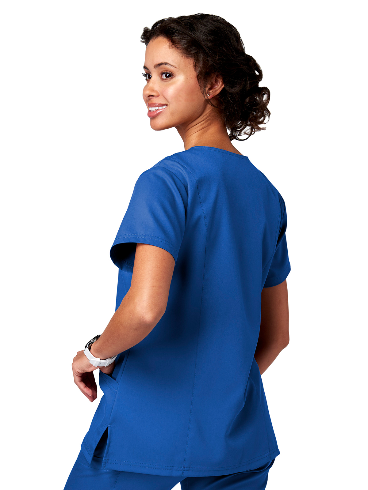 Meta Scrubs - Women's 2-Pocket Ventral V-Neck Top 2
