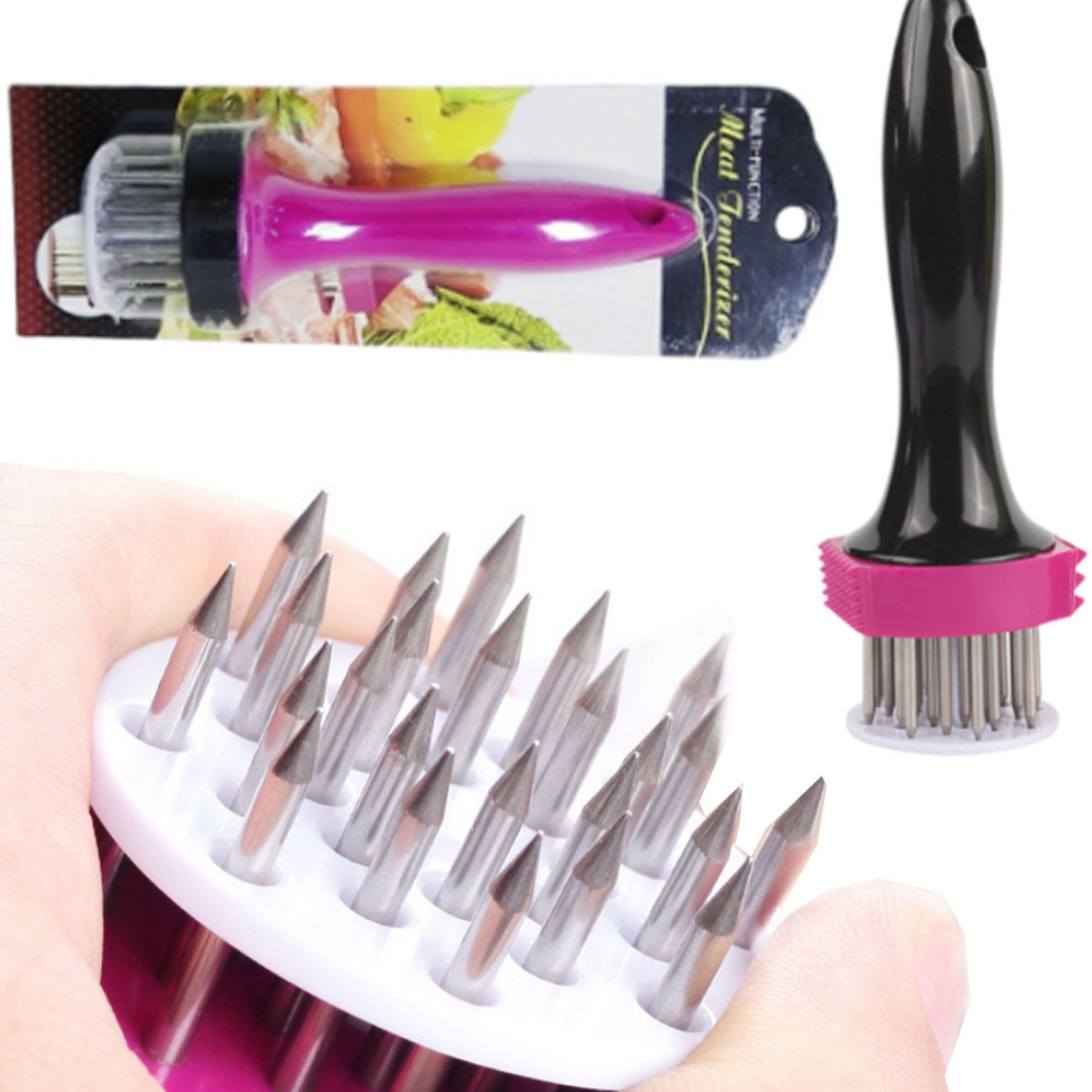 Stainless Steel Meat Tenderizer Tool 2