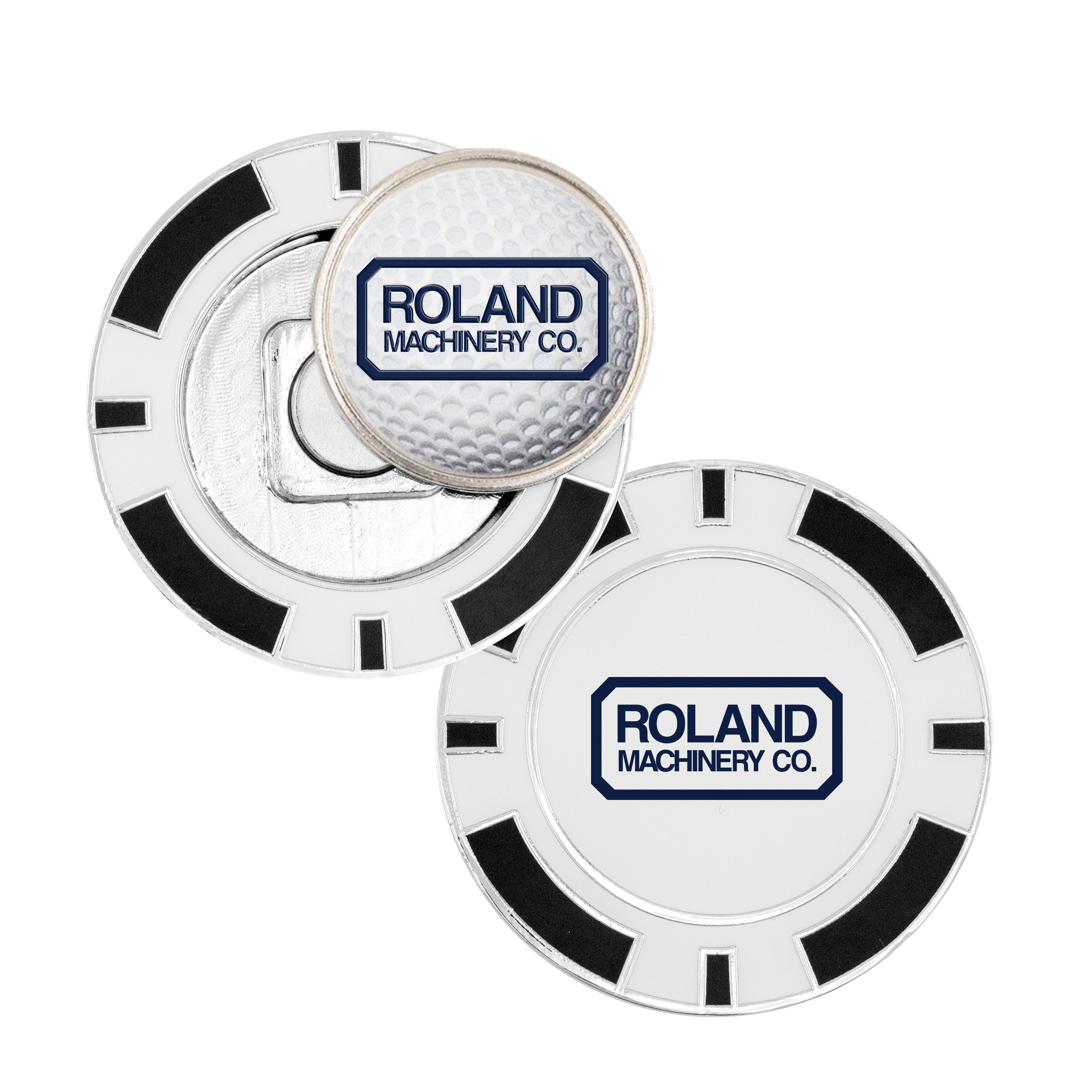 Golf Poker Chip Coin w/ Ball Marker 6