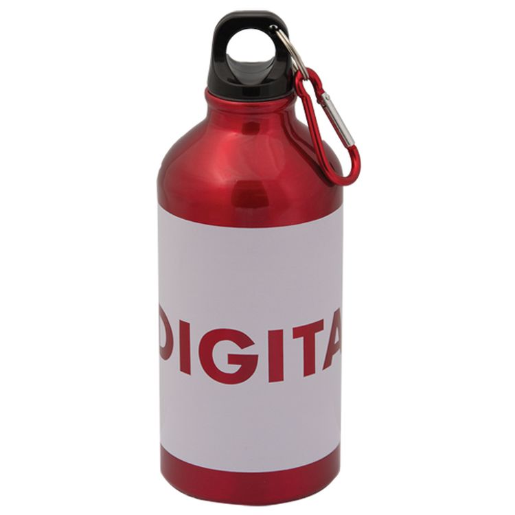 500 Ml (17 Fl. Oz.) Aluminum Water Bottle With Carabiner 17