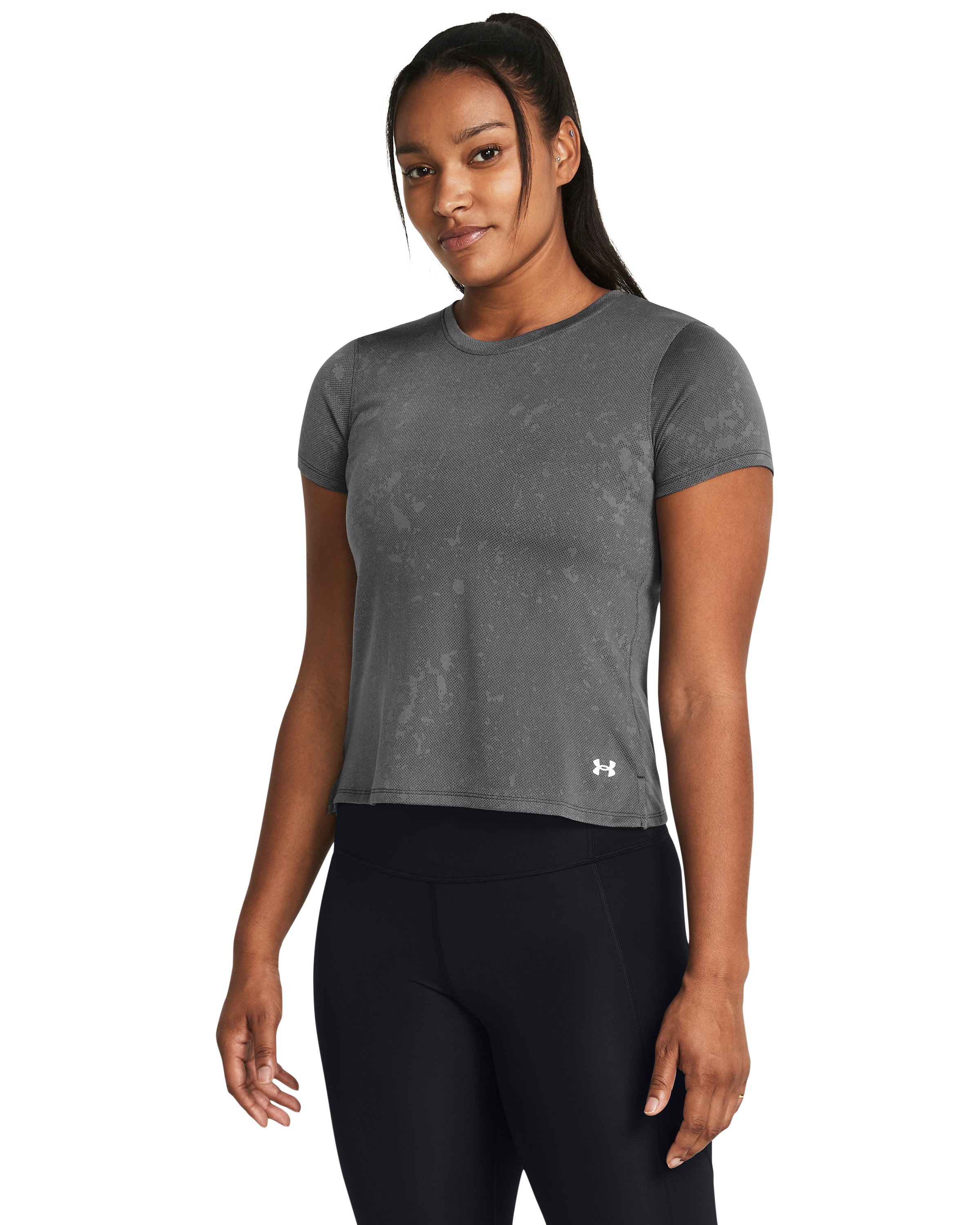UA Launch Splatter Women's Short Sleeve 4