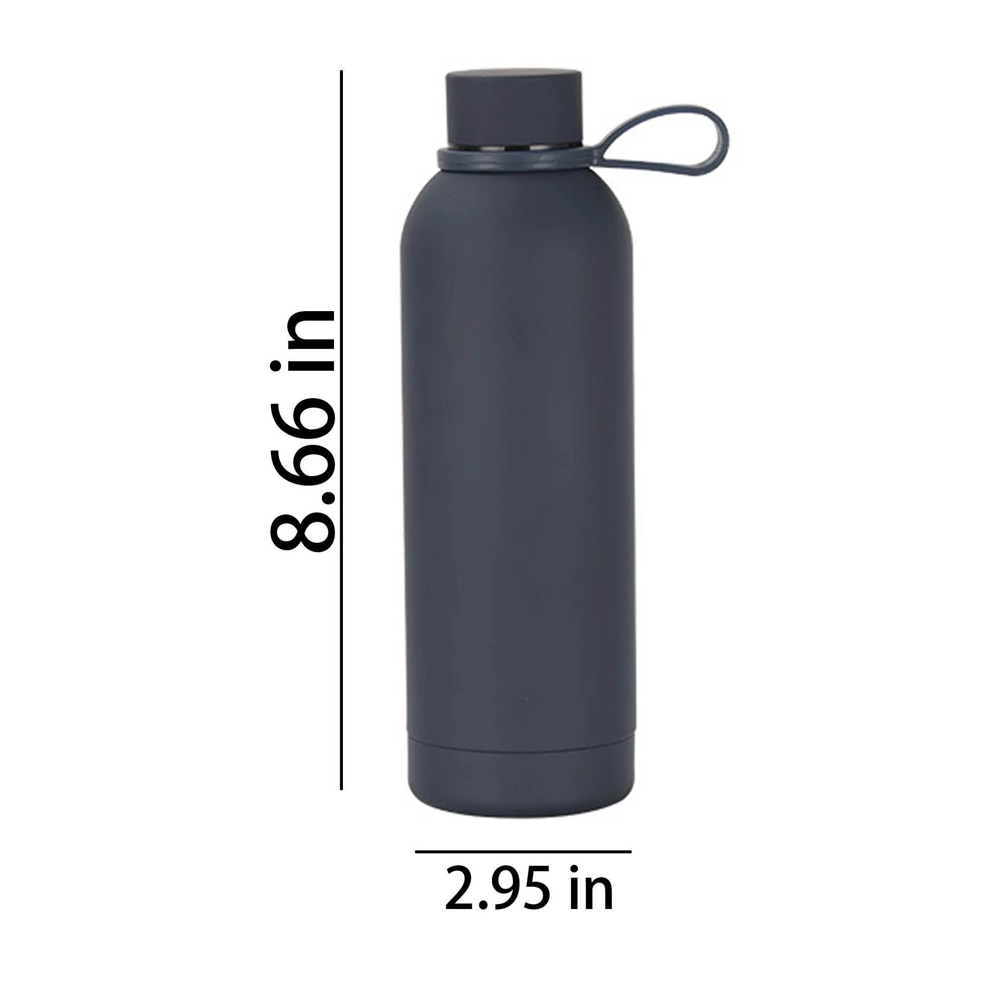 MOQ 10 16oz Stainless Steel Portable Sports Water Bottle 3