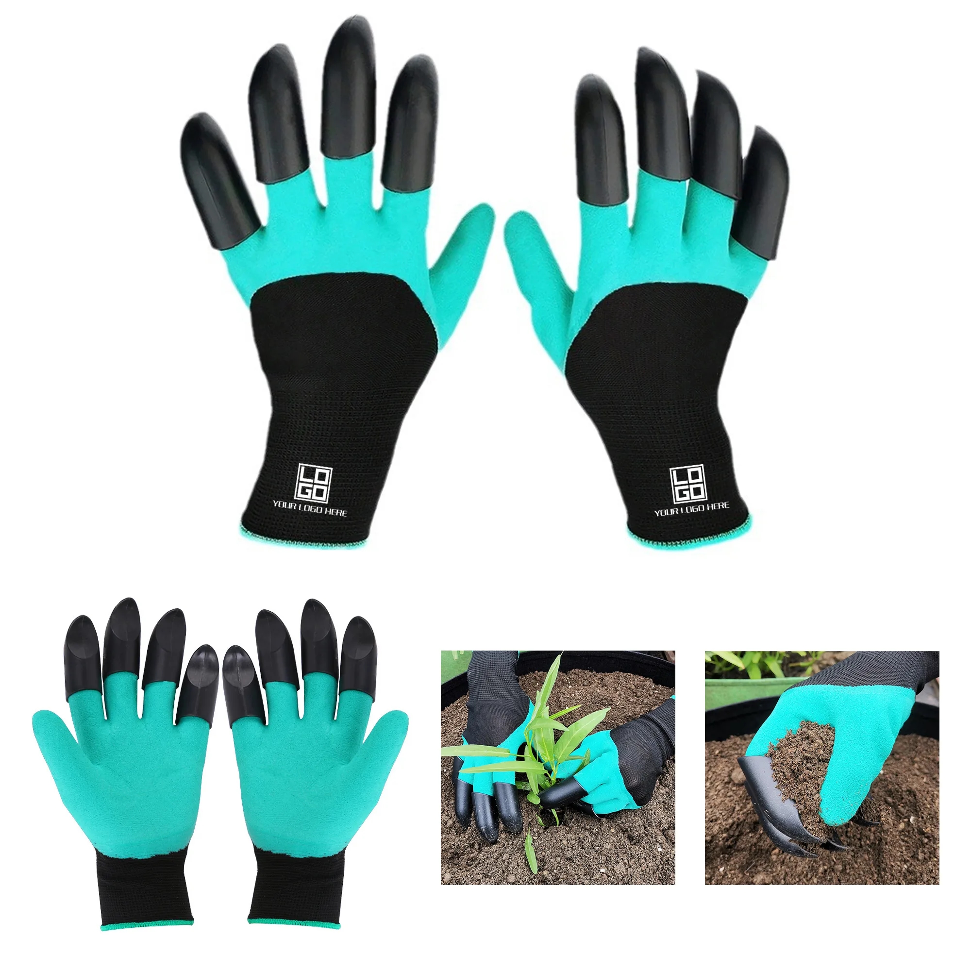 Gardening Gloves with Claws 2