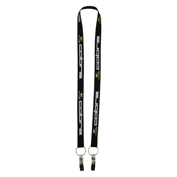 3/4 inch Recycled Econo Dual Attachment Lanyard 6