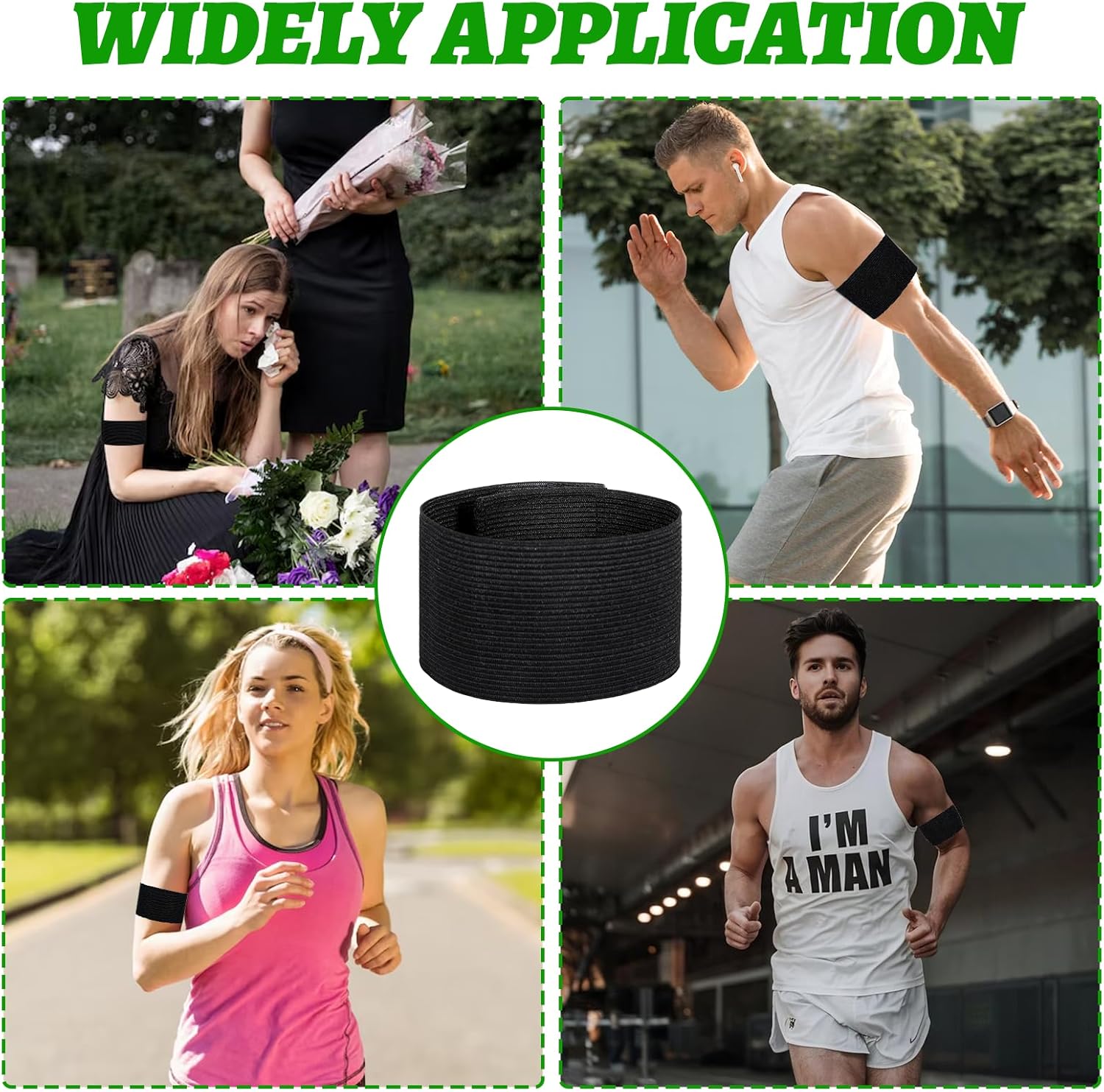 Elastic Arm Band Adjustable Leader Armbands 5