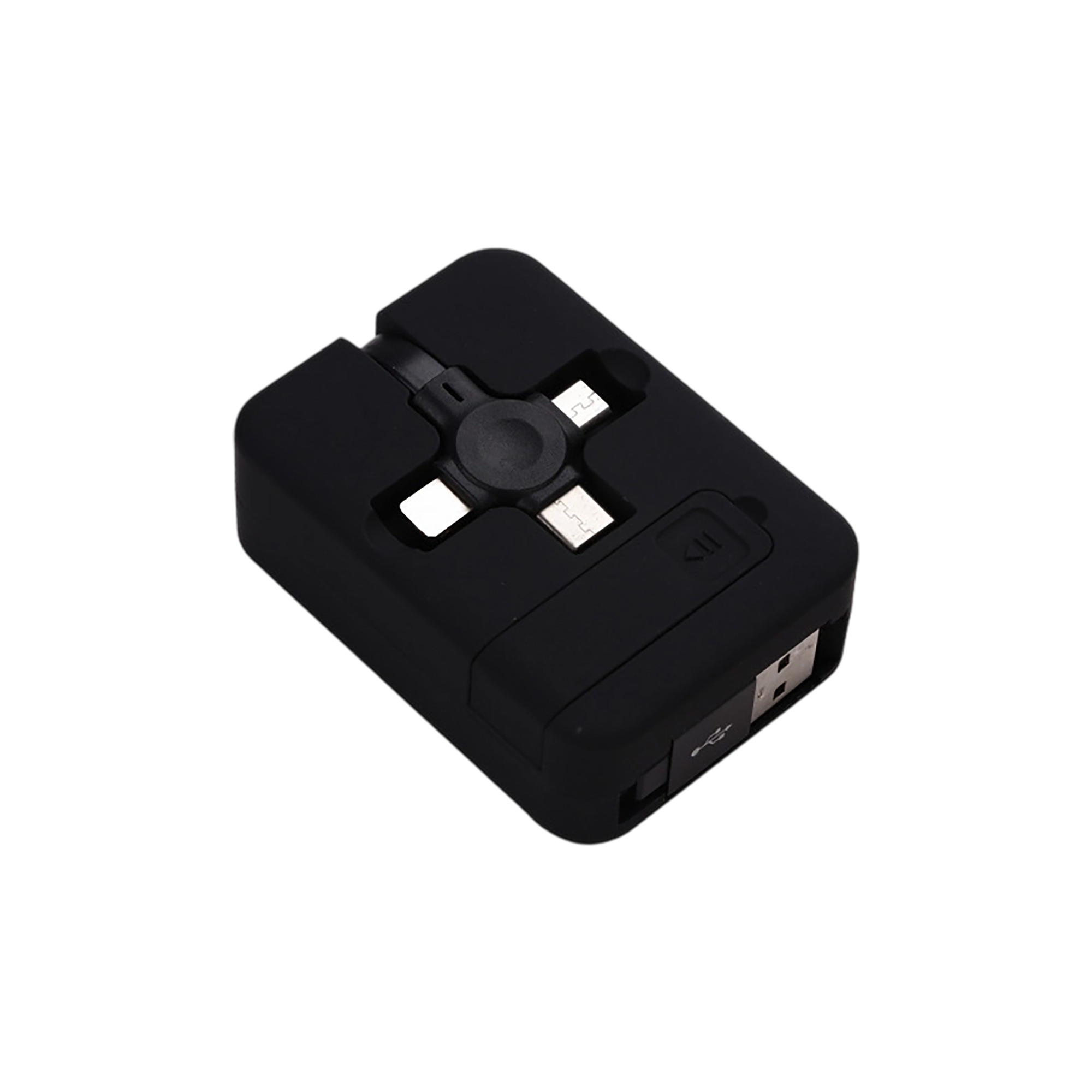 Retractable Four In One Charging Cable With Phone Stand 39.4" Length 8