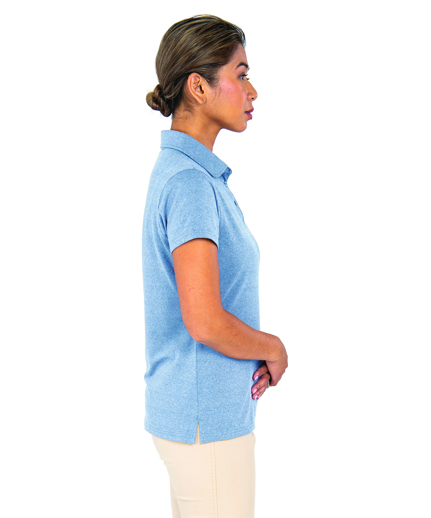 Women's Heathered Eco-Logic Stretch Polo 51