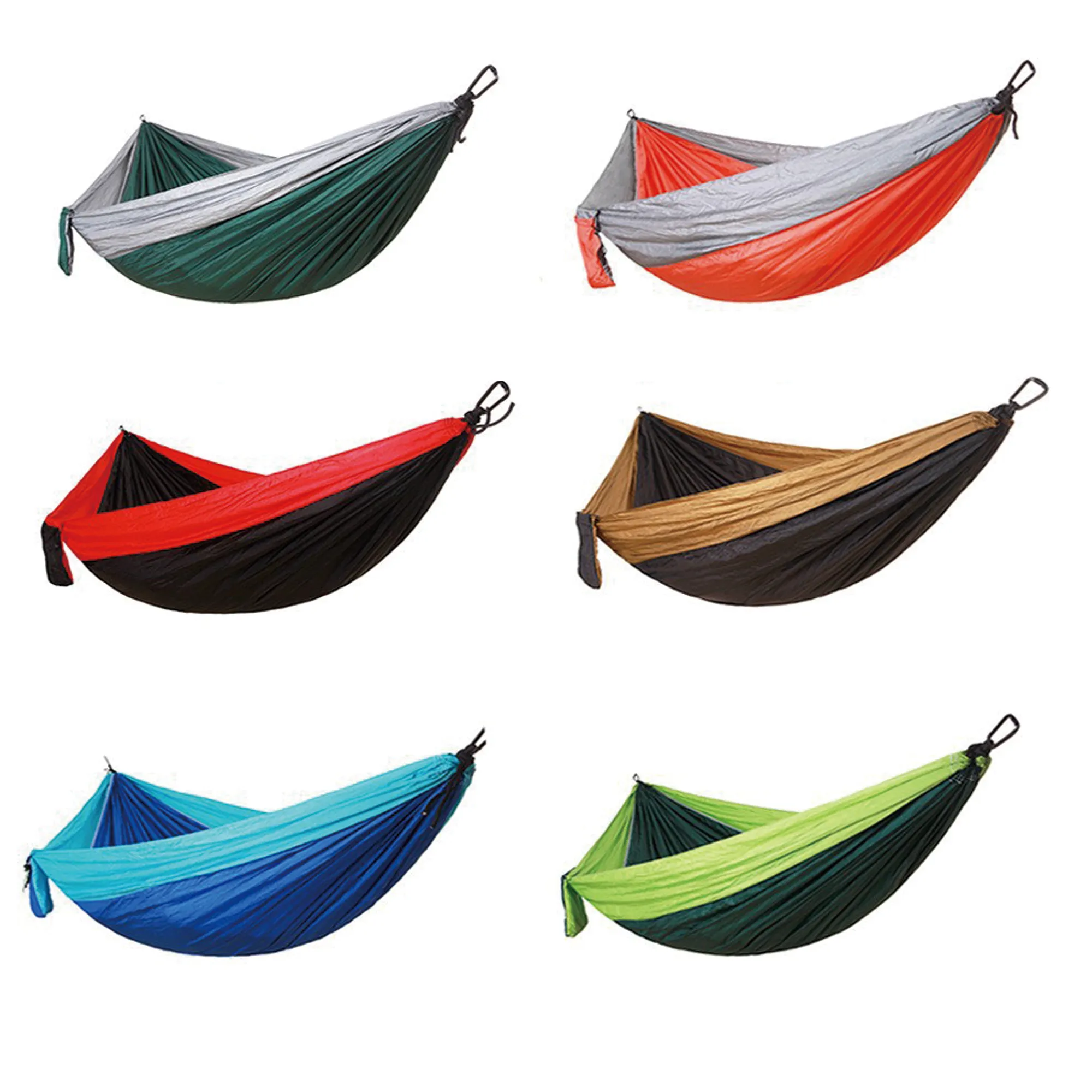 Outdoor Single Camping Nylon Hammock 2