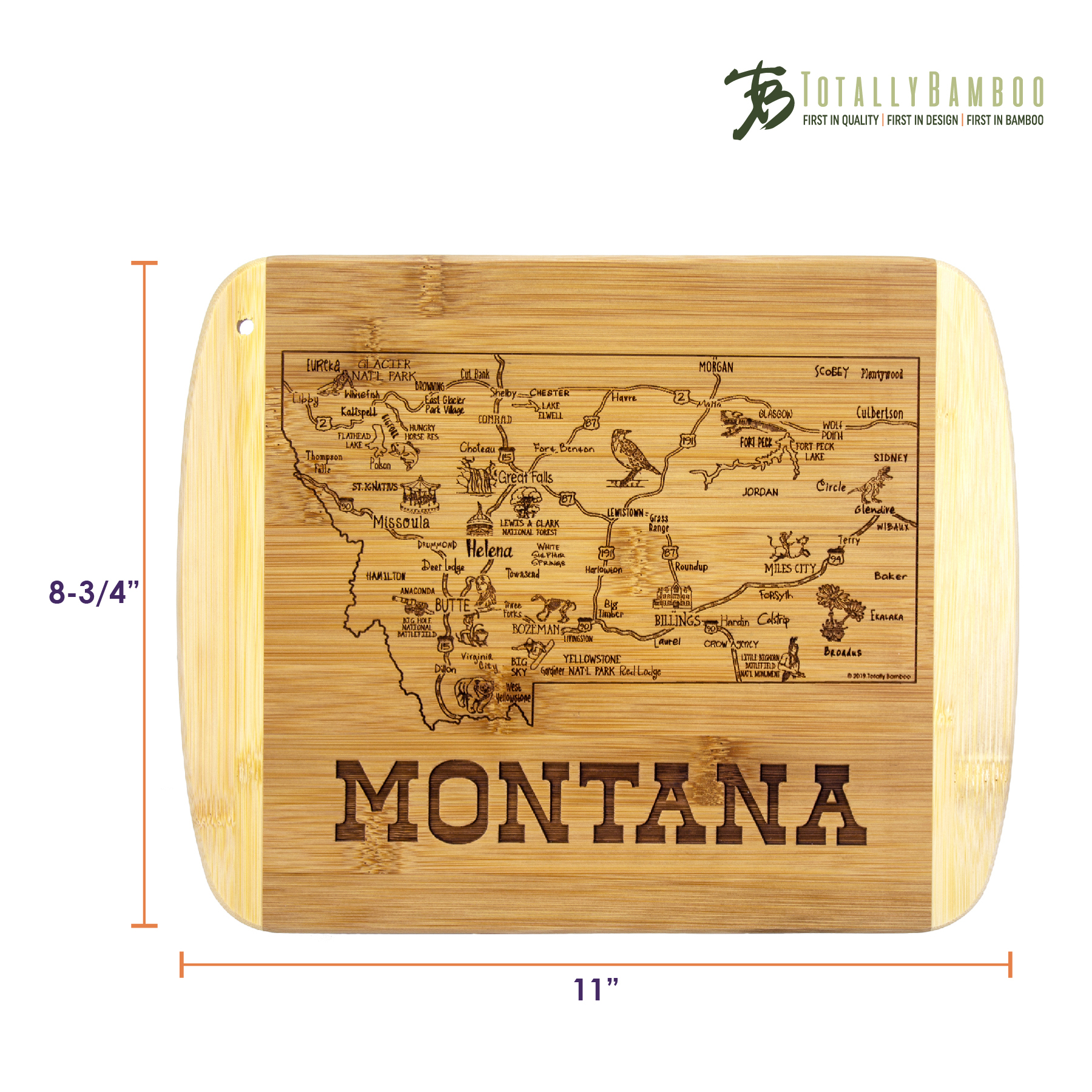 A Slice of Life Montana Serving & Cutting Board 8