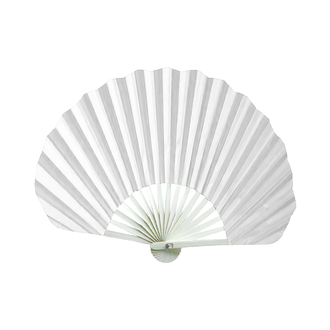 Bamboo Summer Folding Hand Fan - Satin Cloth 6