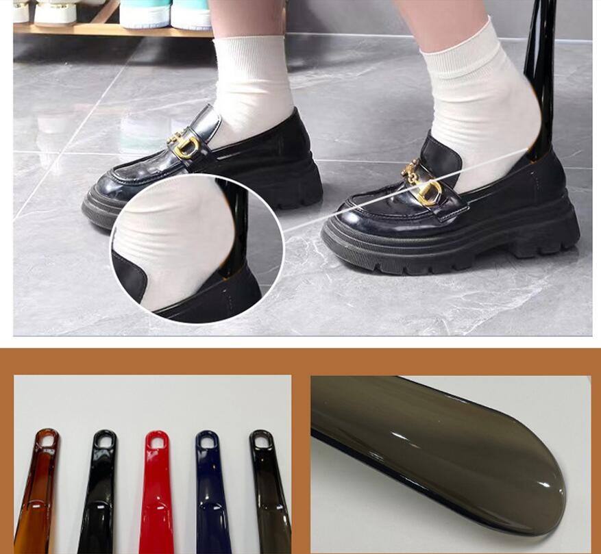 Plastic Travel Shoe Wearer Lazy Long Shoehorn 3