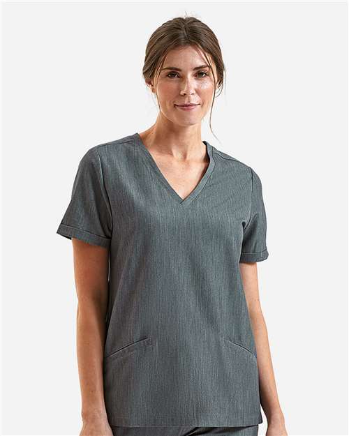 Women's Invincible V-Neck Stretch Scrub Top - NN310 7