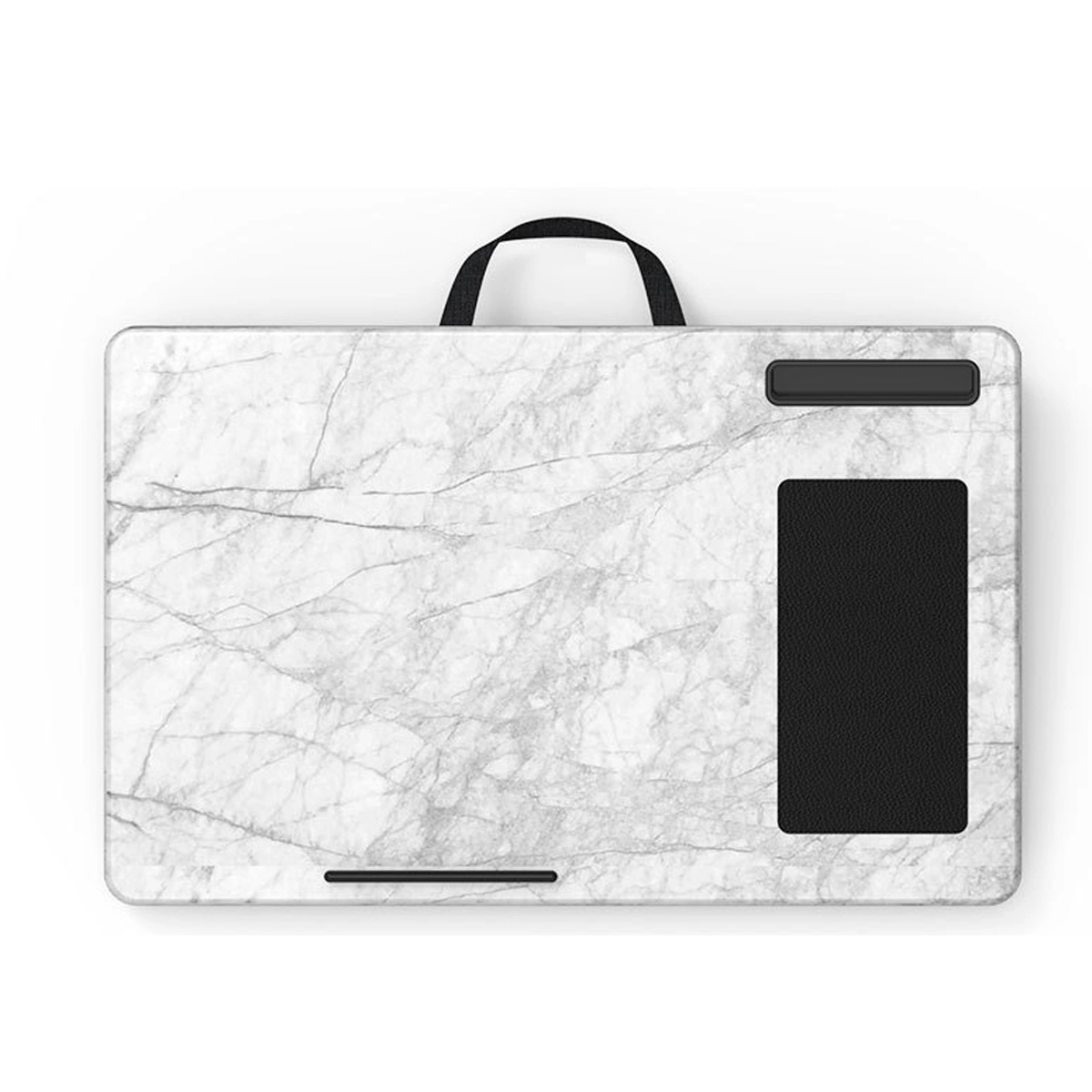 Lap Desk with Device Ledge, Mouse Pad and Phone Holder 4