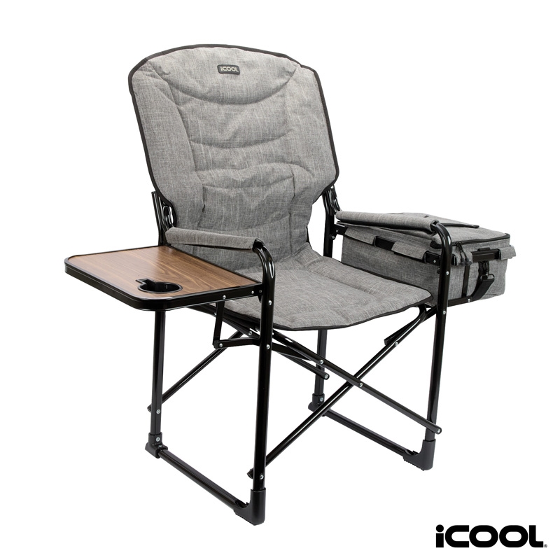 iCOOL Twin Peaks Deluxe Camping Chair With 18-Can Cooler 75