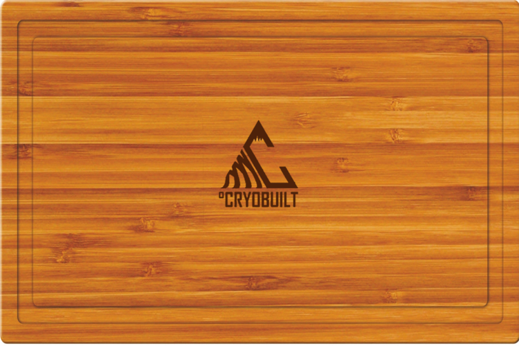 15" Rectangle Bamboo Cutting Board with Juice Groove 1