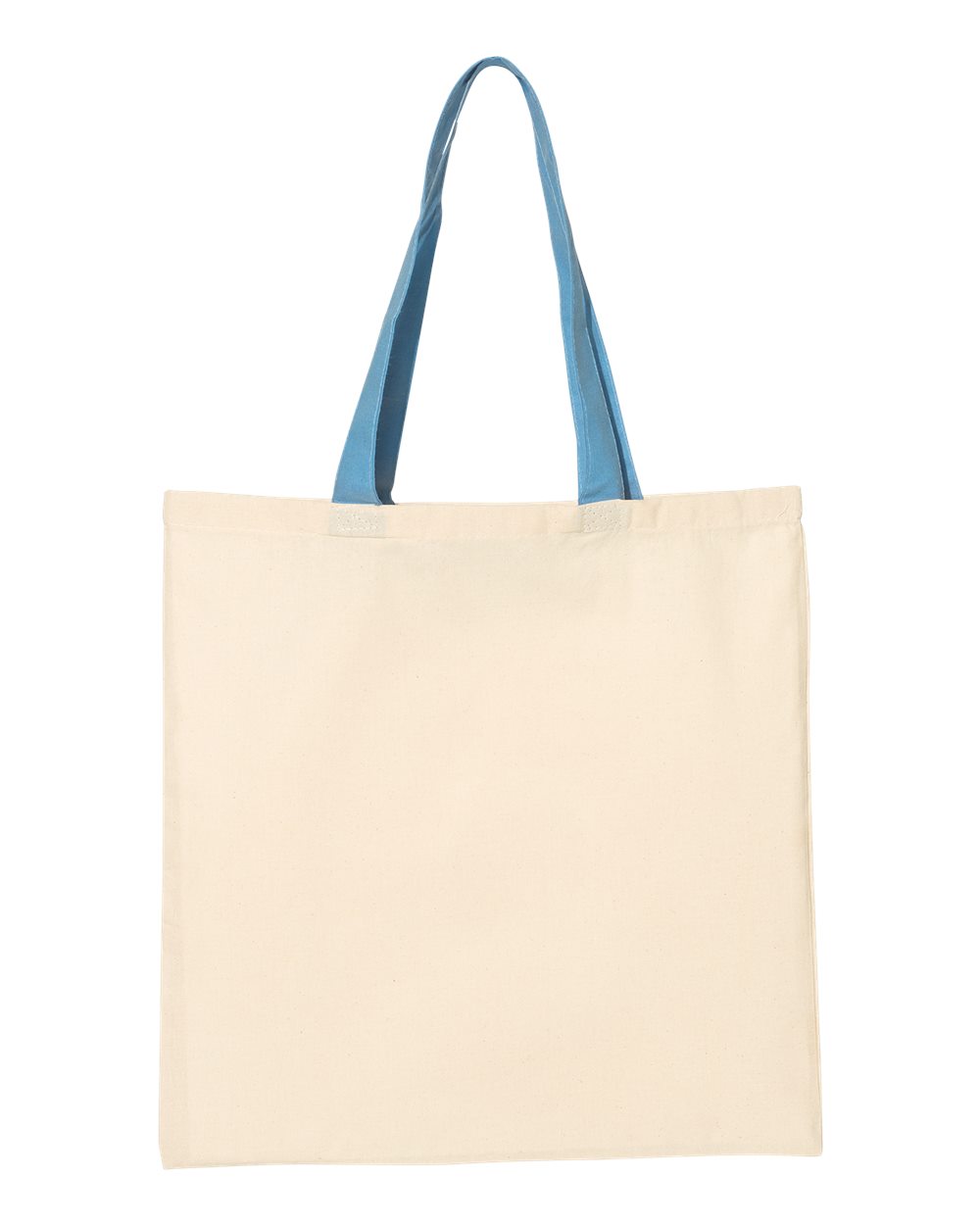 Economical Tote with Contrast-Color Handles - QTB6000, custom tote bag with logo imprint 3