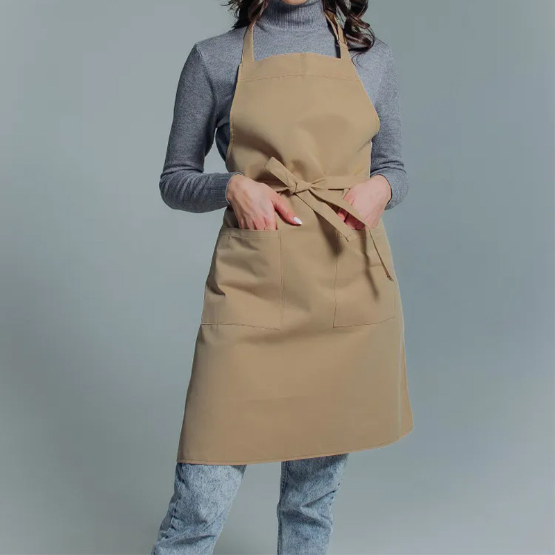 Adjustable Bib Apron with Long Ties 19