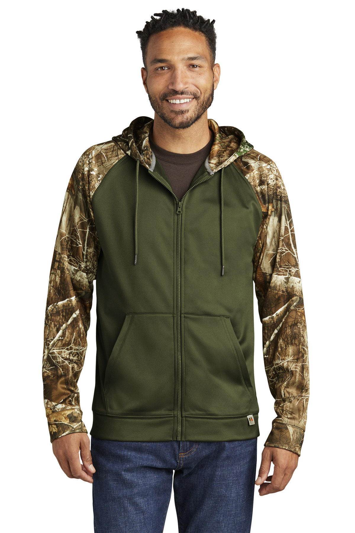 Russell Outdoors Realtree Performance Colorblock Full-Zip Hoodie RU452 14