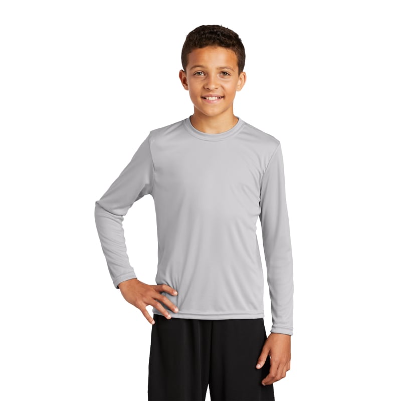 Sport-Tek Youth Long Sleeve PosiCharge Competitor Tee. 25