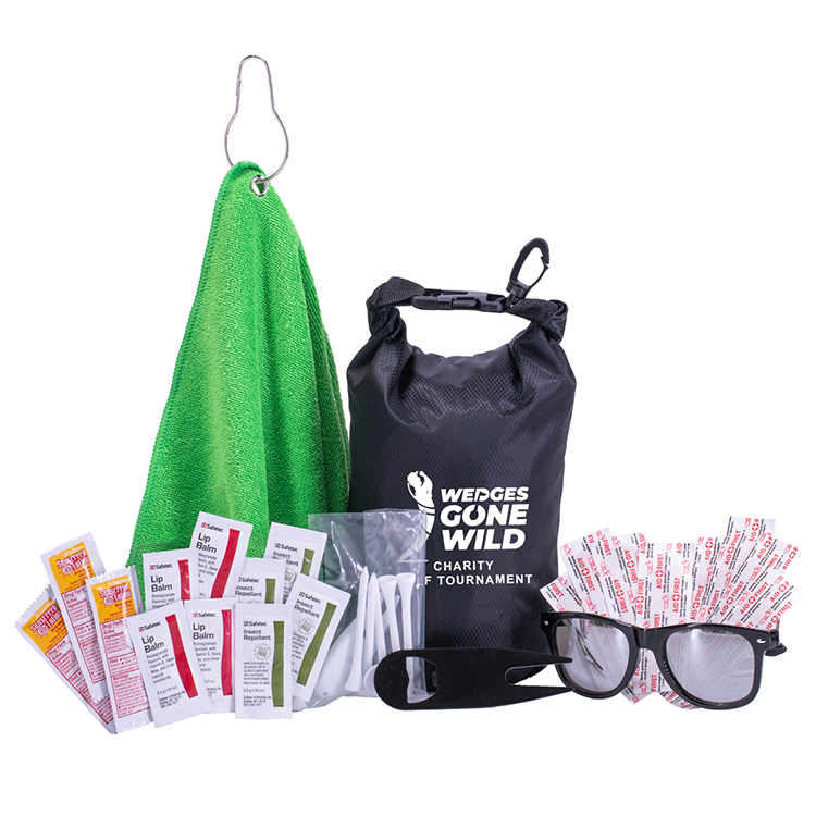 "GOLF BUDDY 30" 30 Piece Golf Kit in Deluxe Dry Bag 15