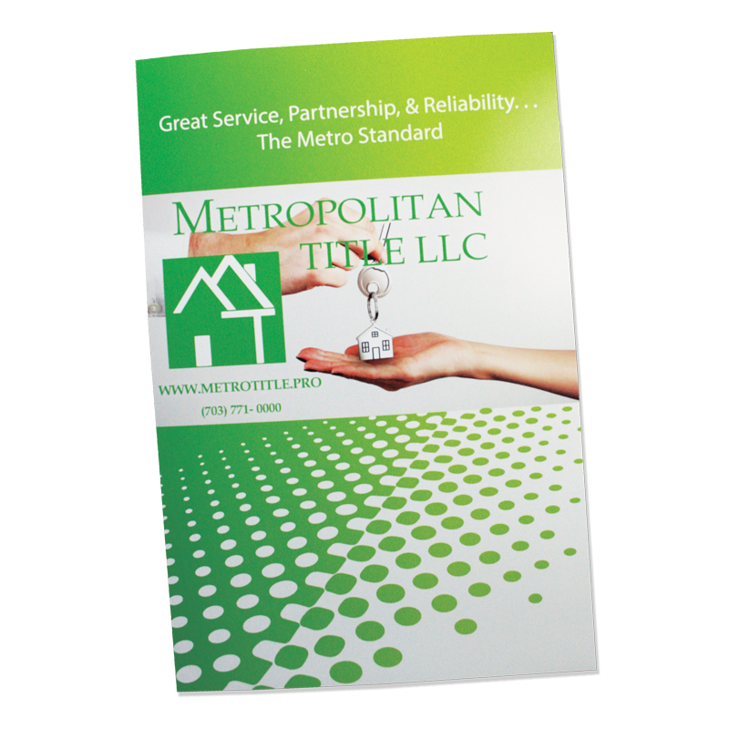 Legal Size Presentation Folders Full Color Printed 3