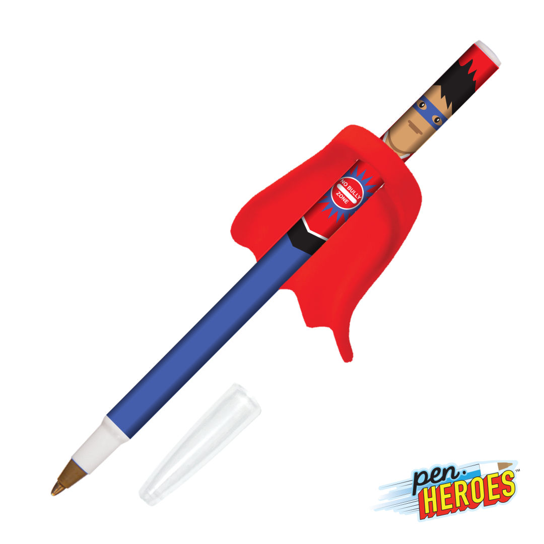 Pen Heroes™ Awareness Series Female w/Cape Pen 7