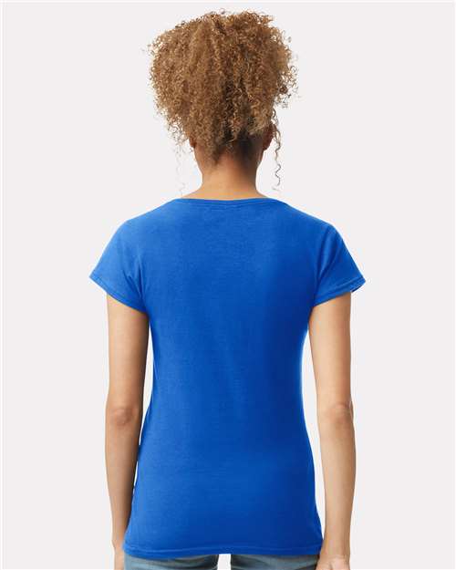 Women's Softstyle® V-Neck T-Shirt - 64V00L 32