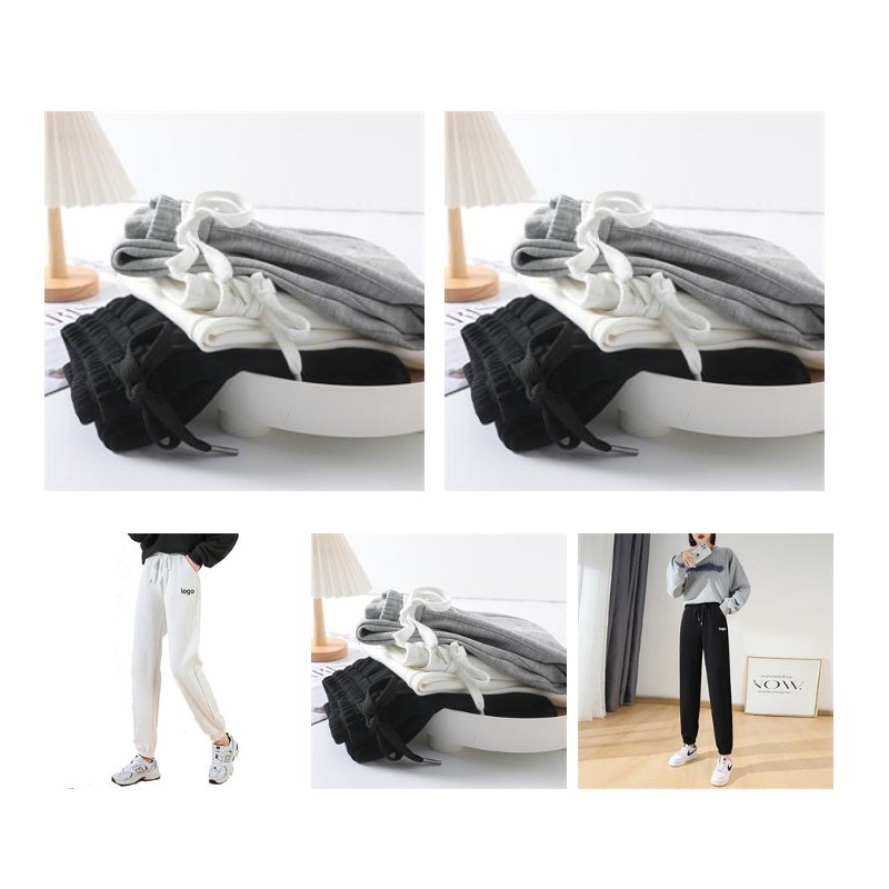 spring and autumn loose ankle-banded sweatpants