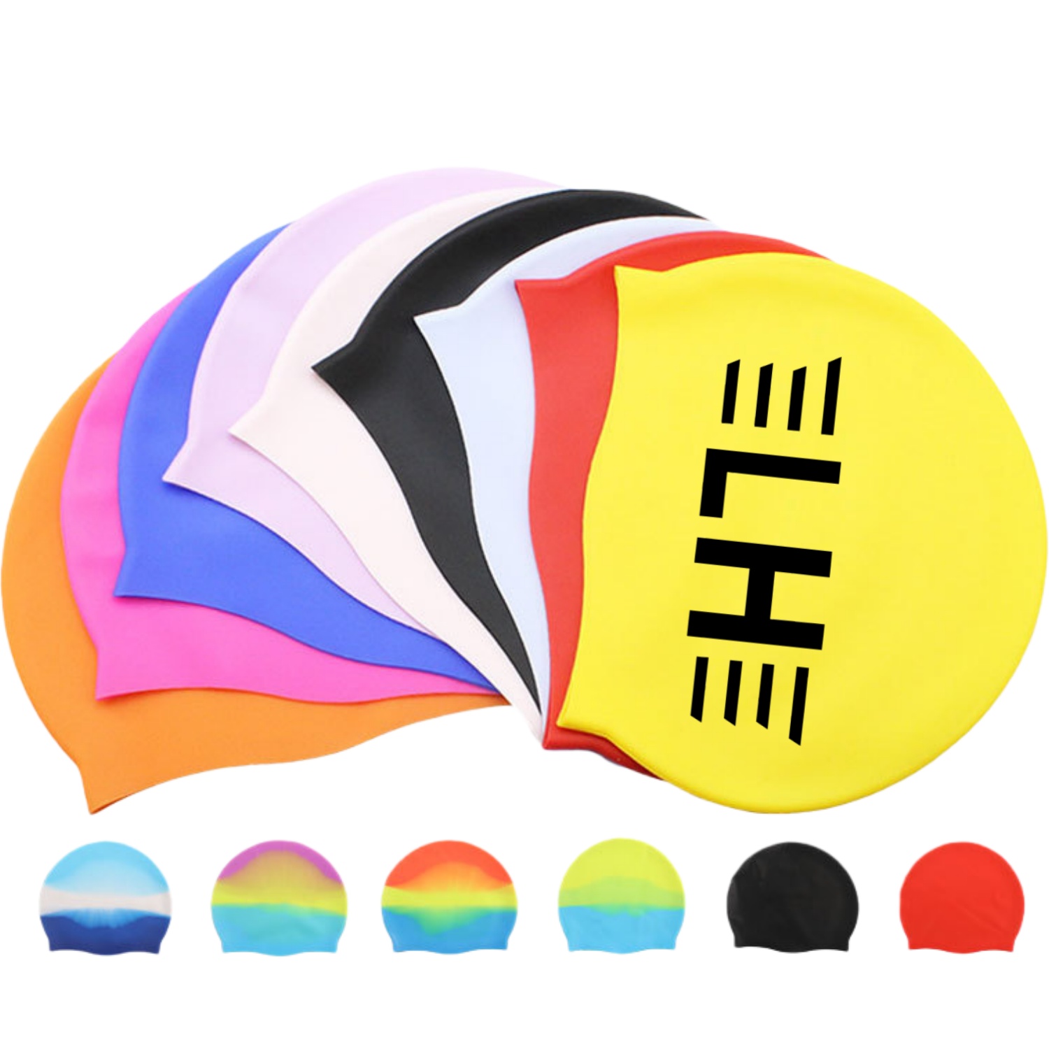 Silicone Swim Caps 2
