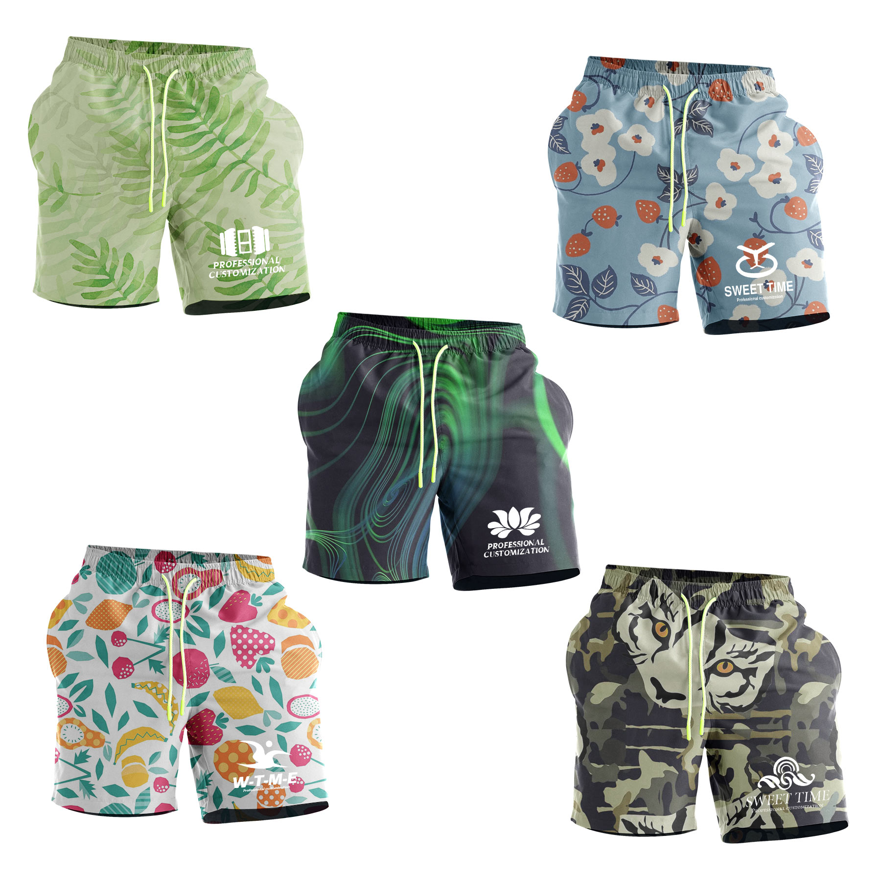 Men's Quick-drying Sweat Beach Short 2