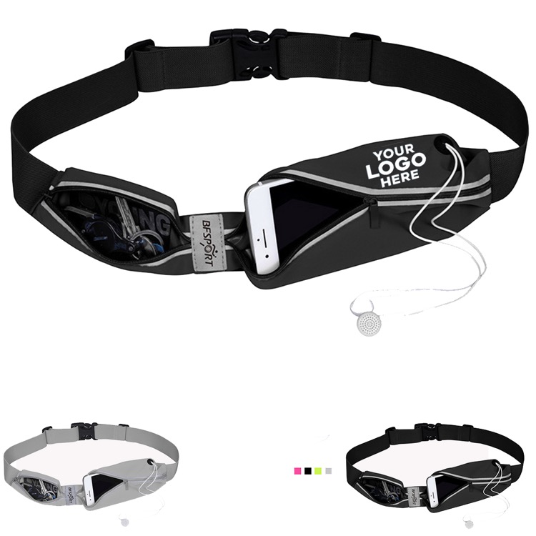 Outdoor fitness sports double mouth waist bag 1