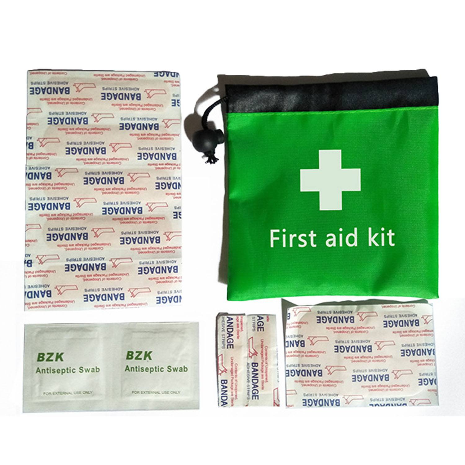 First Aid Kit Nylon Drawstring Bag Pocket 5
