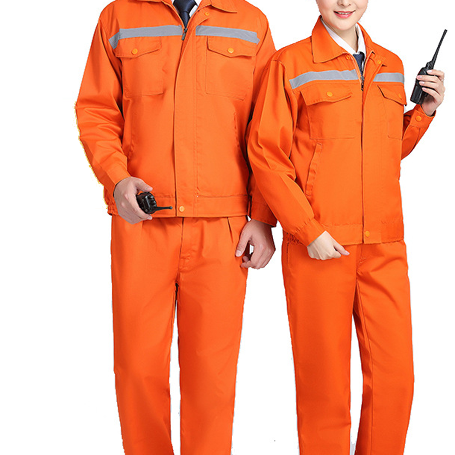 Men Women Flame Resistant Long Sleeve Workmen Uniform 5