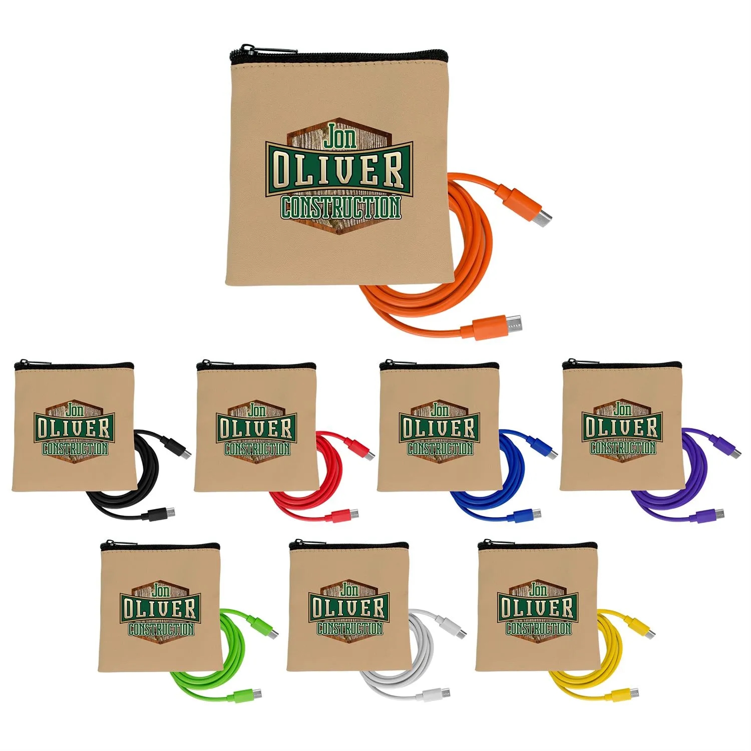 Tan Executive C to C Cable Set