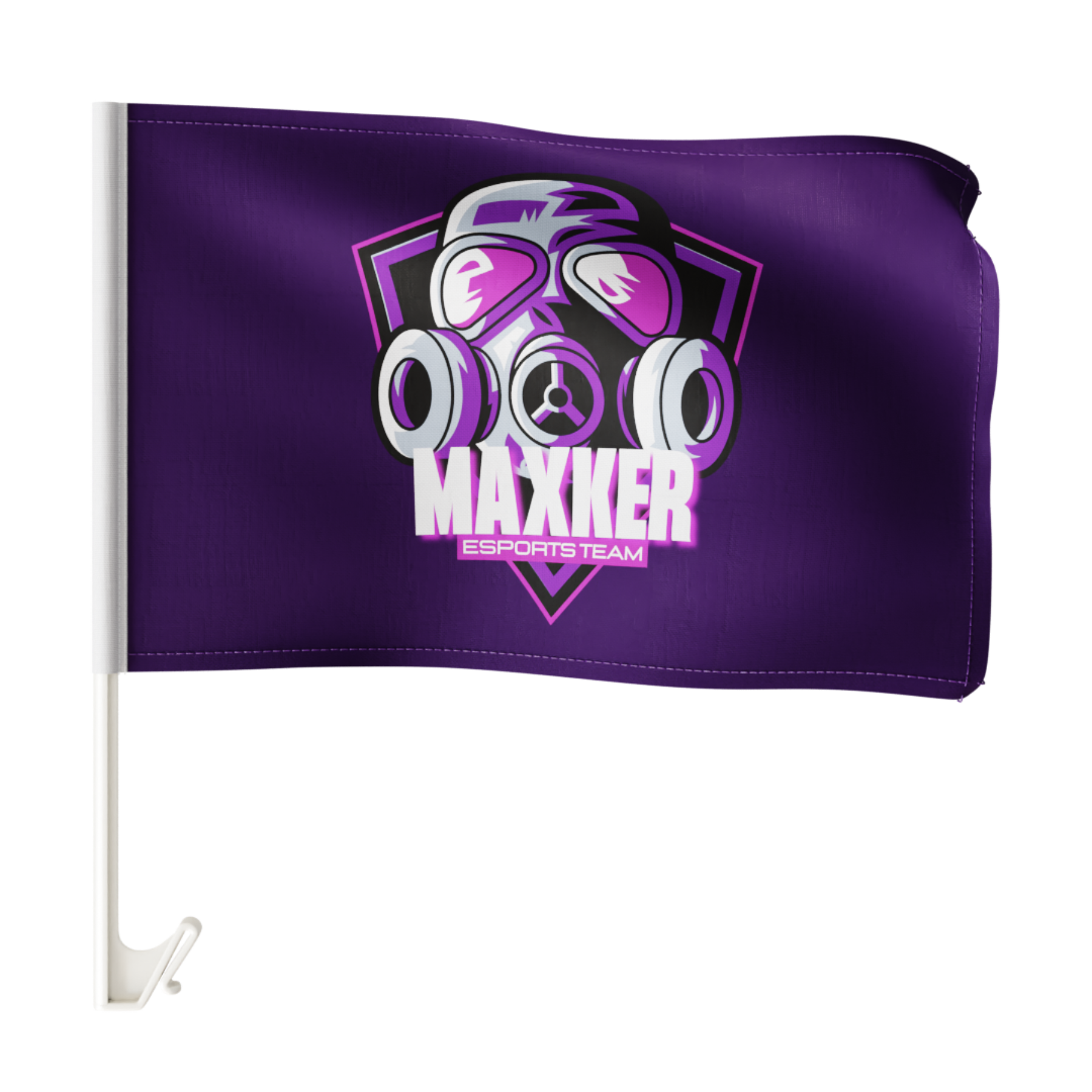 Basic Car Flag 11"x17" with 17.5" Upgraded Basic Pole