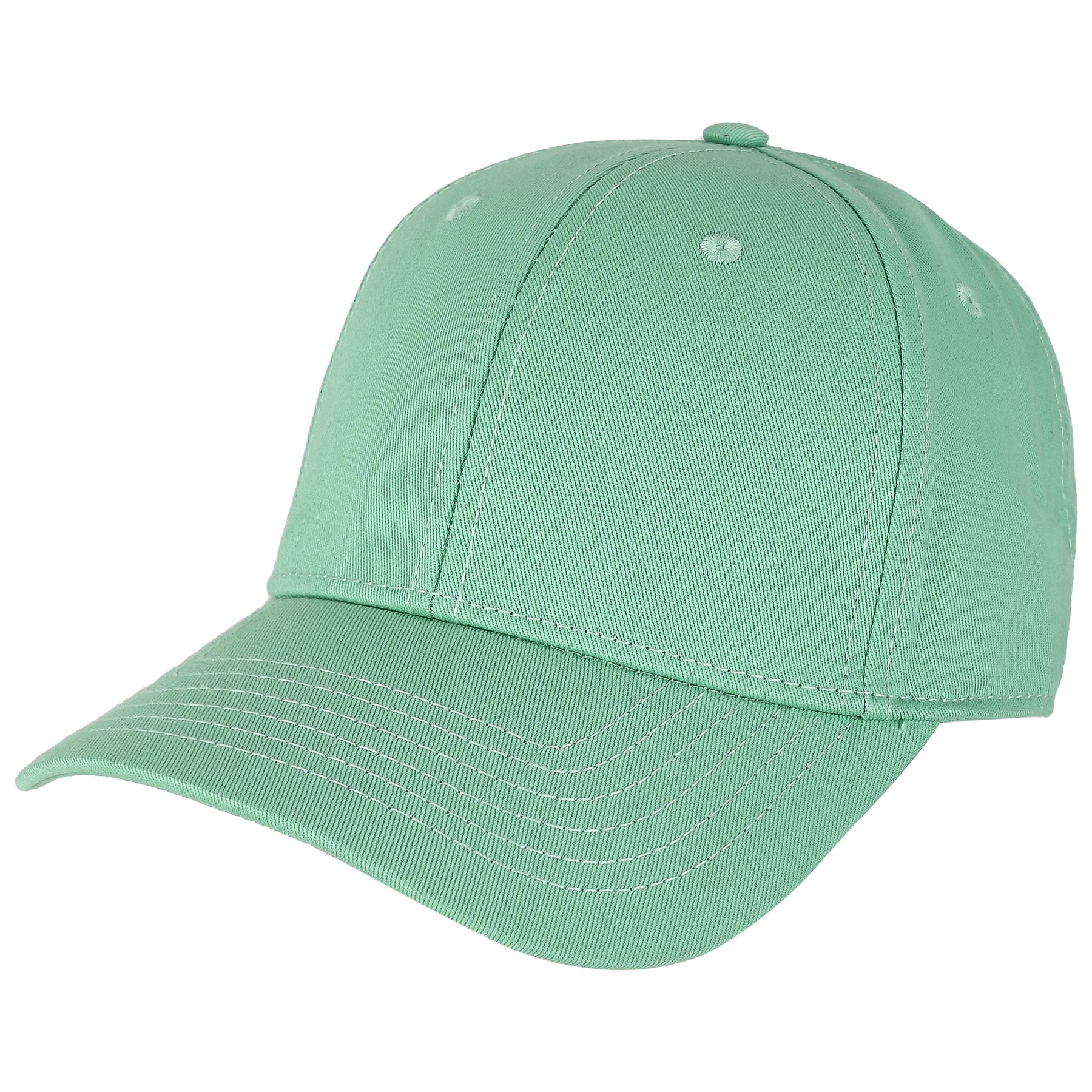 Classic 6-panel Curved Brim Baseball Cap With Plastic Snapback Clousure (MOQ: 1pc) 10