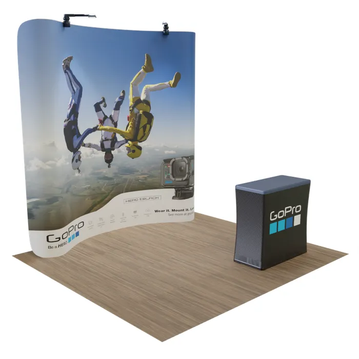 Zip Up Display Curved 10 ft 1