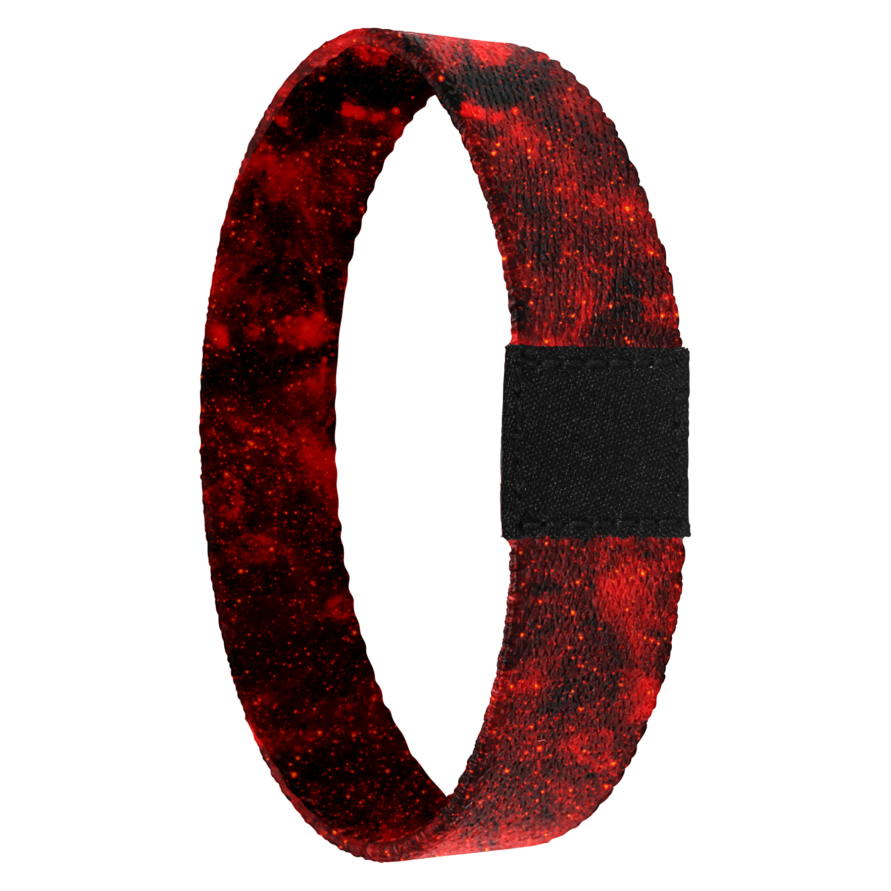 Completely Custom 5/8'' Sublimation Elastic Polyester Wristband With Woven Label 11