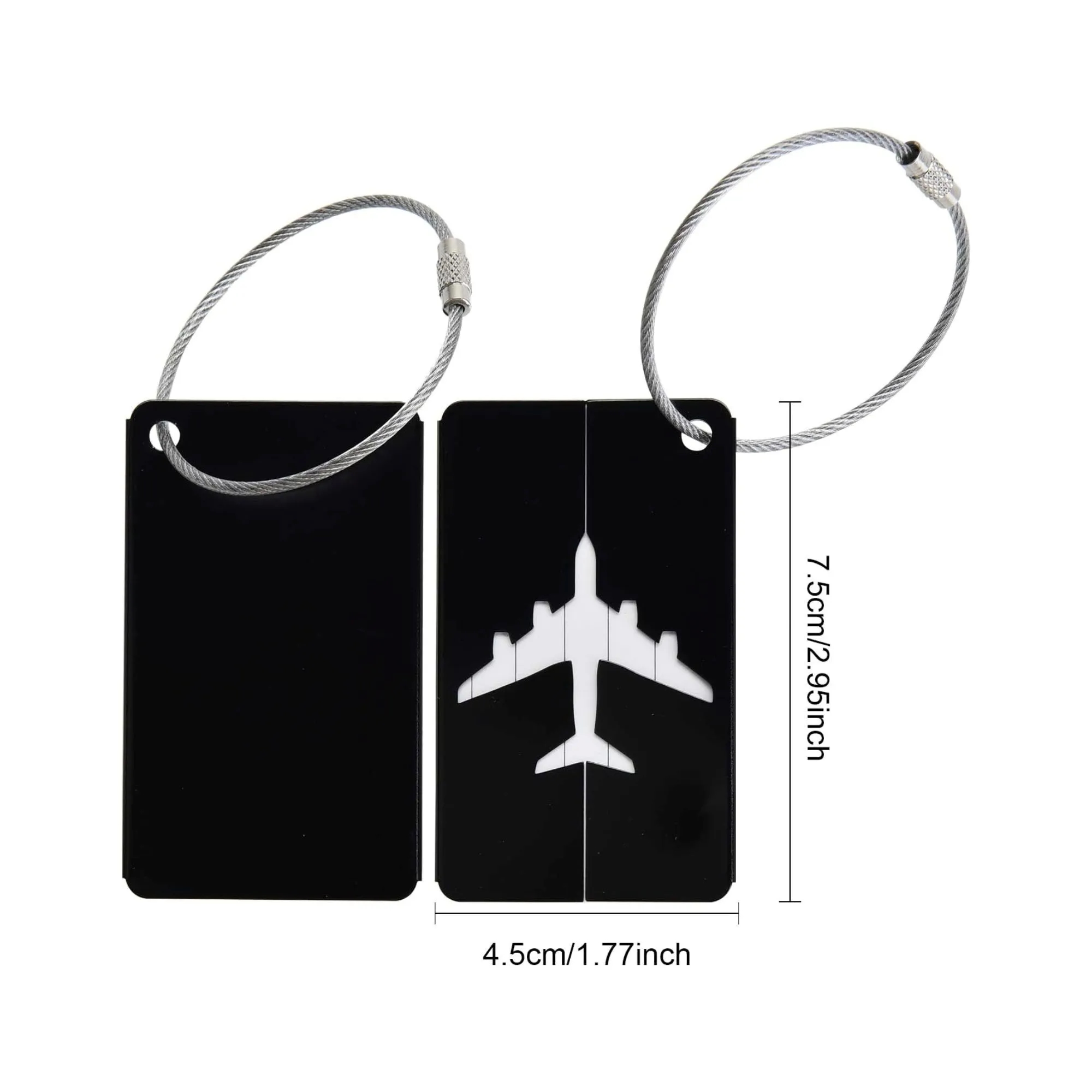 Aluminum Alloy Travel Carry On Luggage Tag 3