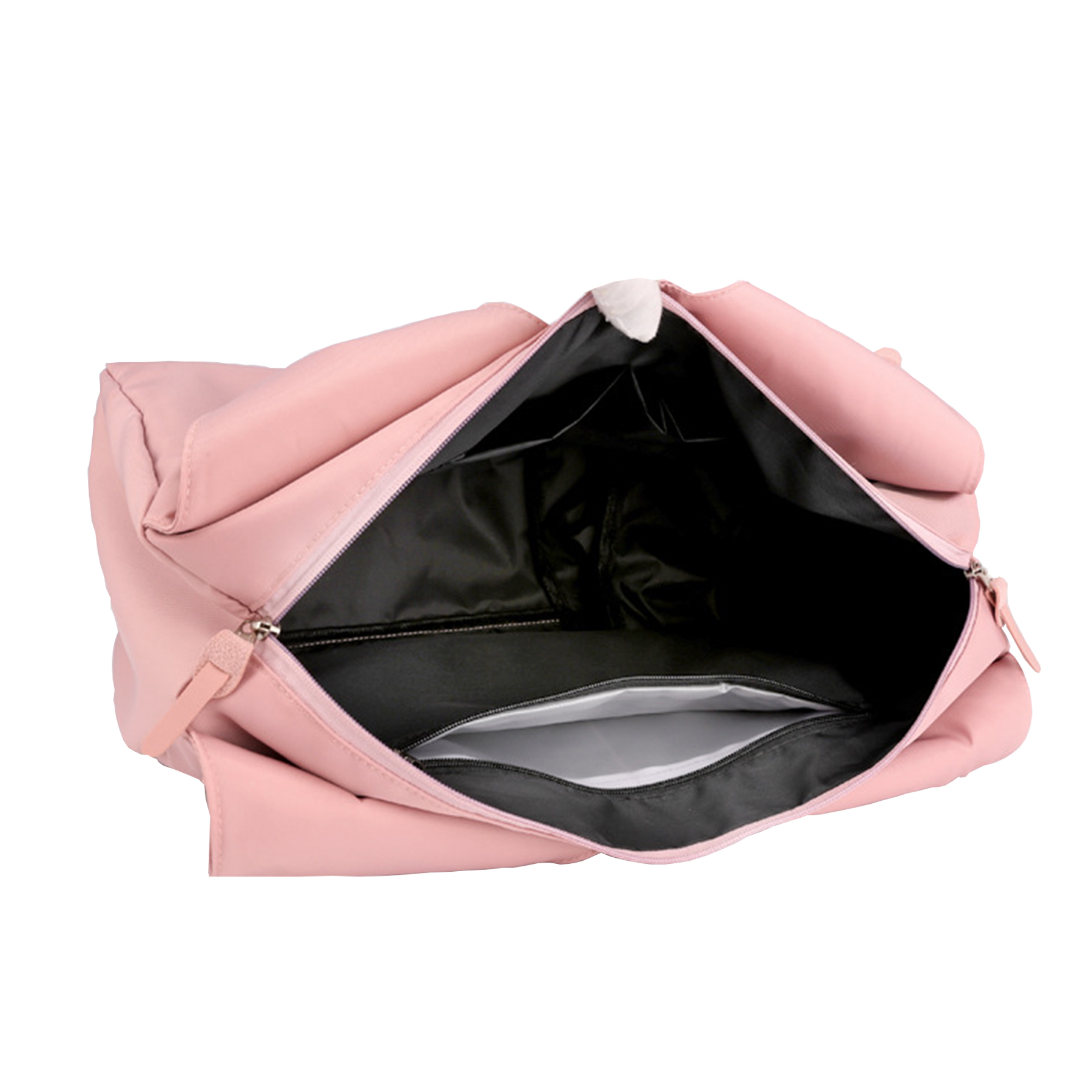 Nylon sports totes bags with shoes compartment for women 8