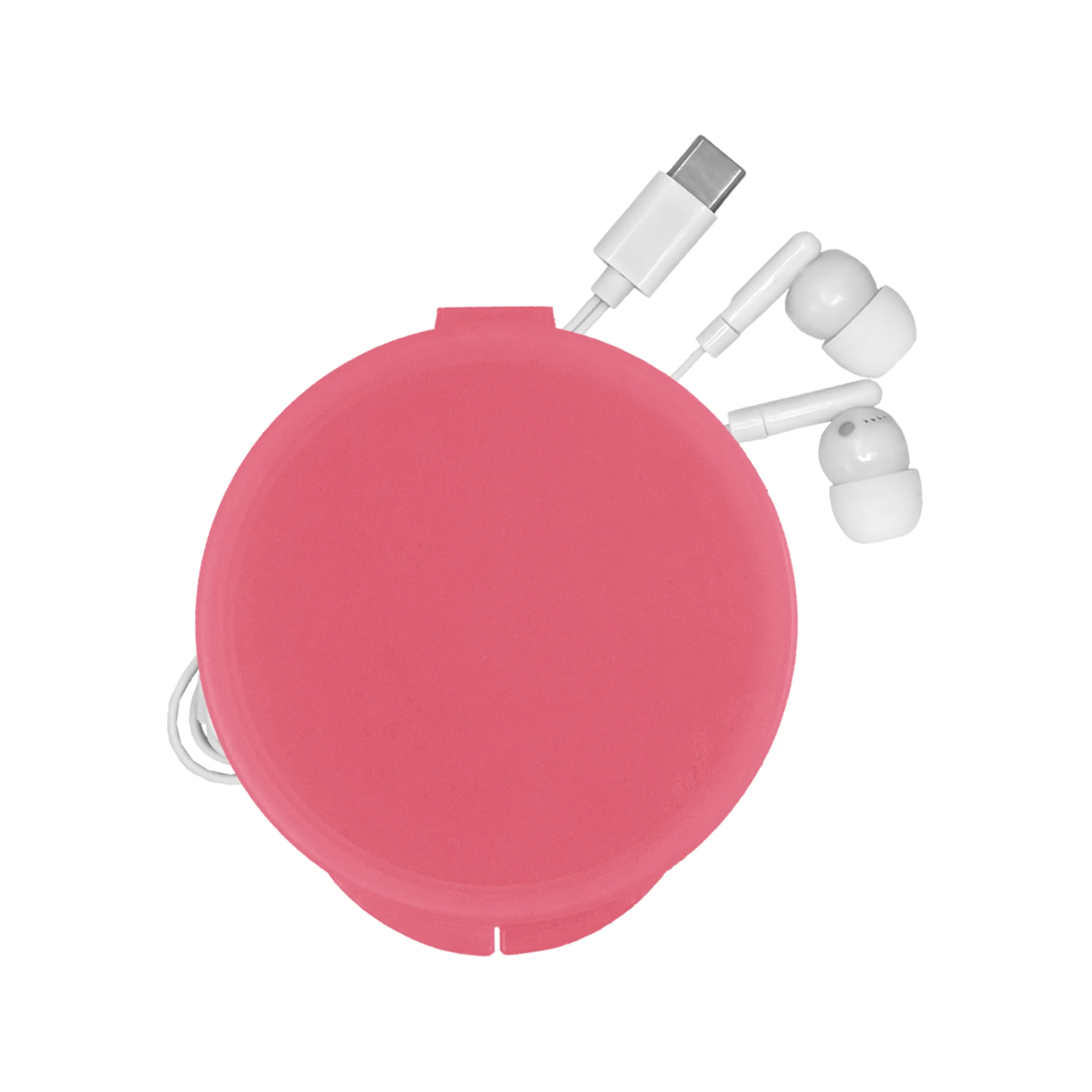Round Type C Ear Bud Case 8