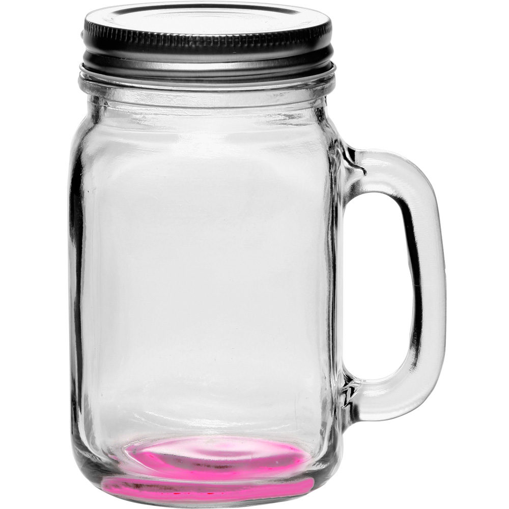 16 oz. Libbey Handle Mason Jars with Lids 9